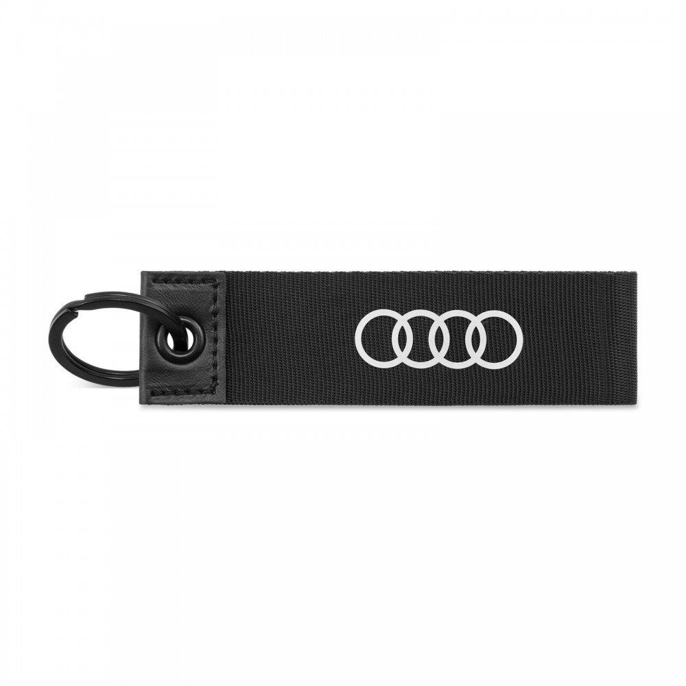 Брелок для ключів Audi Ring, чорний