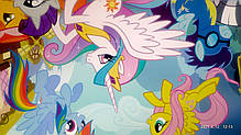 Вінілові наклейки в дитячу MY LITTLE PONY "мій маленький поні" (лист 50*70см) поняшки, фото 5