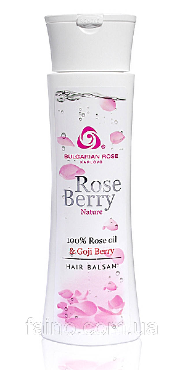 Бальзам для волосся рожева олія ягоди годжі Rose Berry Nature Болгарія