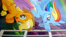 Вінілові наклейки в дитячу MY LITTLE PONY "мій маленький поні" (лист 50*70см) поняшки, фото 3