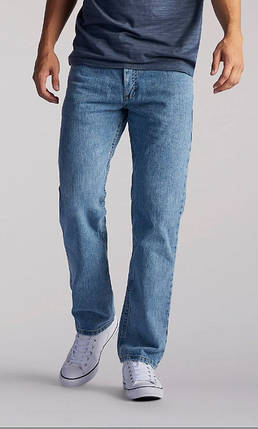 Джинсы Lee Regular Fit jeans - WORN LIGHT, фото 2
