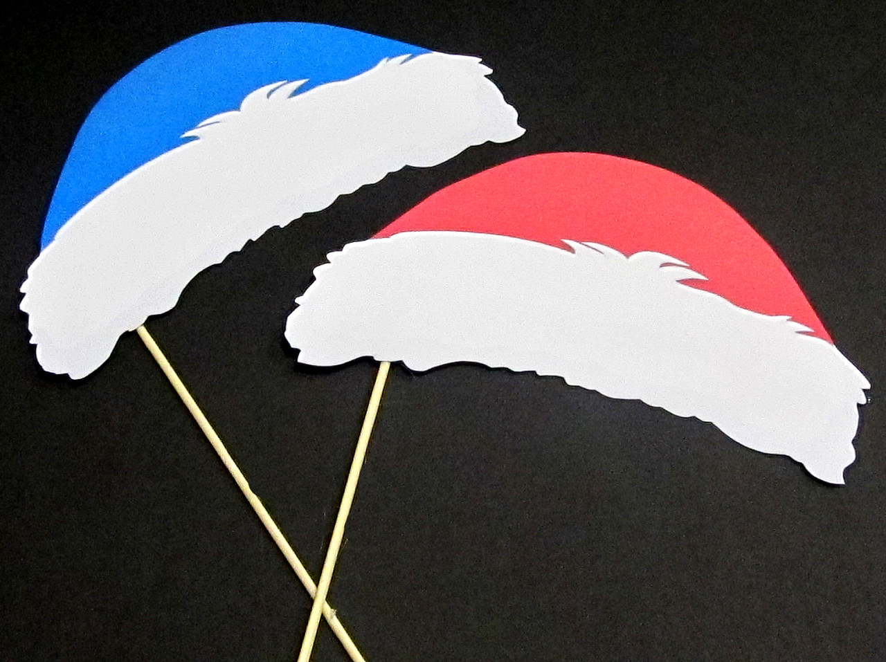 🔥 Фотобутафория! Декоративный Мини-набор Шапки Деда Мороза для Фотосессии, 2 предмета