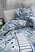 Постільна білизна First Choice Ranforce Burrel Navy Blue, фото 3