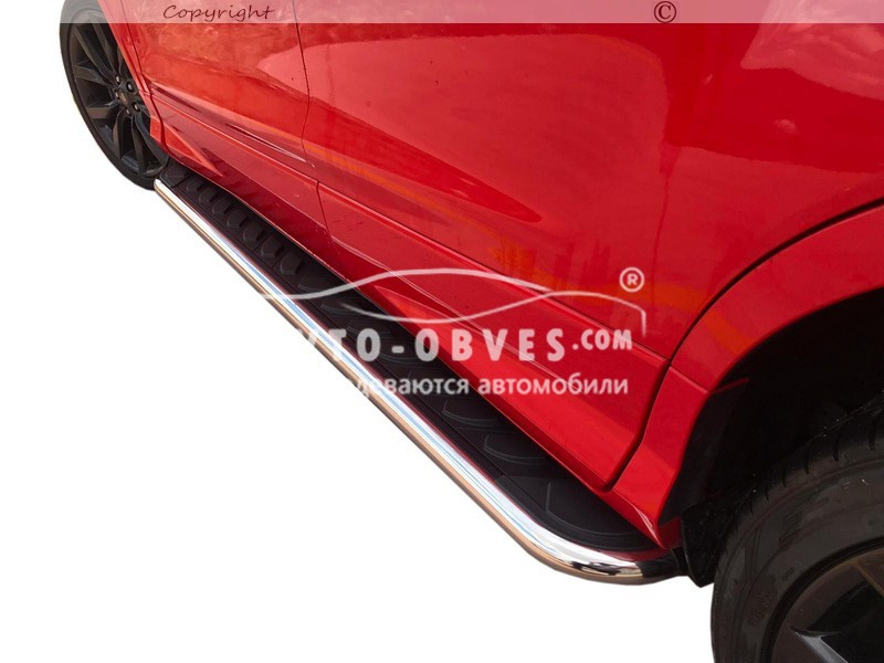Бокові підніжки Ford Kuga 2013-2016 - style: премиум - фото 2 - id-p1393436759
