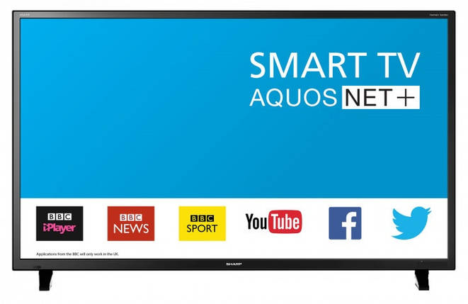 Телевізор Sharp LC-49CFF6002E-Smart TV-(C)-(подряпини на матриці)-Б/В, фото 2