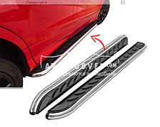 Бокові підніжки Suzuki SX 4 2010-2013 - style: премиум