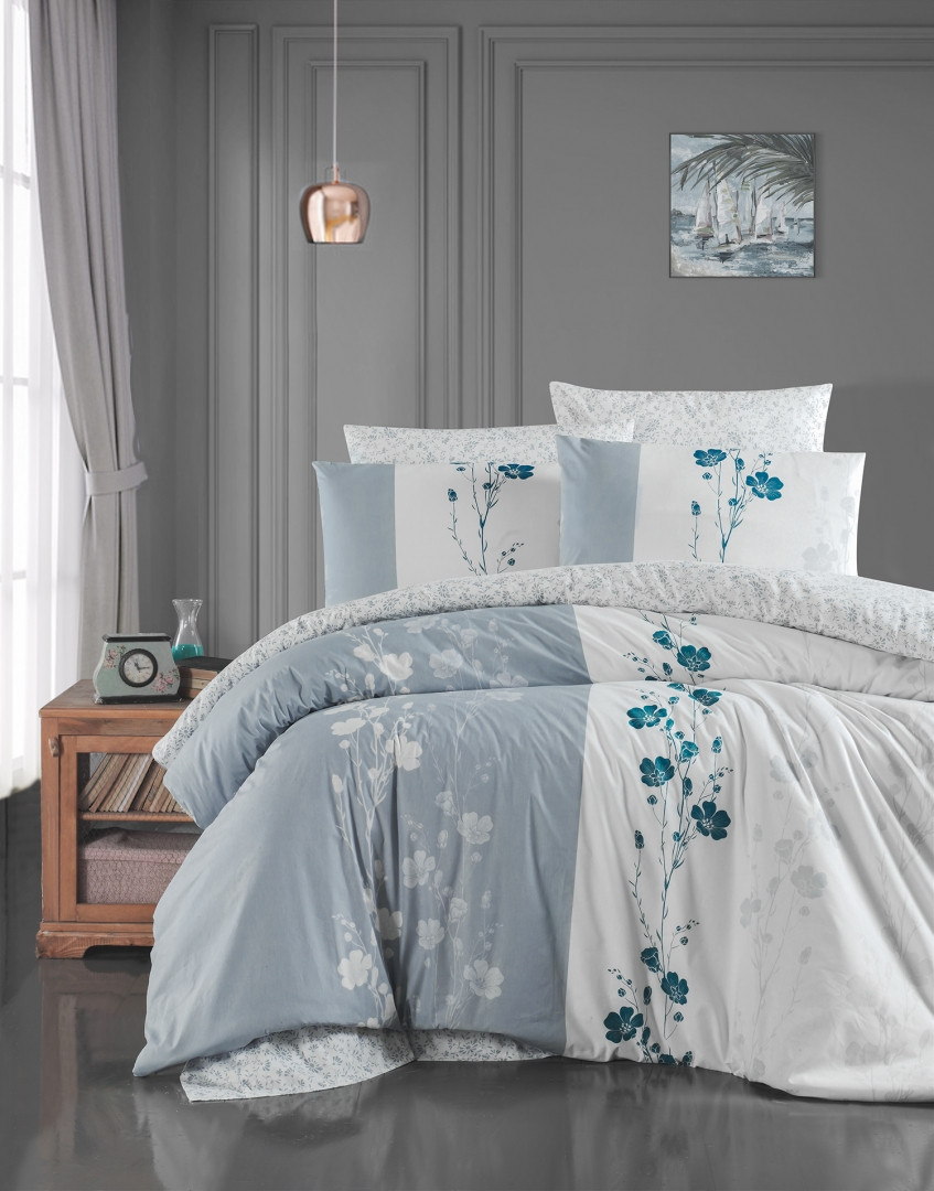 Постільна білизна First Choice Ranforce Camelia Grey