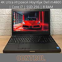 4K Ultra Sharp IPS Игровой Ноутбук Dell m4800 | Core i7-4910mq | SSD 256 | 8 RAM