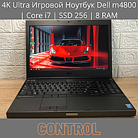 4K Ultra Sharp IPS Ігровий Ноутбук Dell m4800 | Core i7-4910mq | SSD 256 | RAM 8