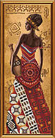 Набор для вышивки бисером Африканка с кувшином НД2076