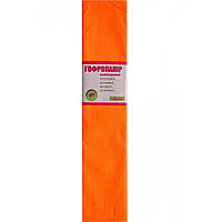 Бумага гофрированная 1Вересня флуоресцентная оранжевая 20% (50см*200см)