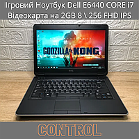 Ігровий Ноутбук Dell E6440 CORE i7 Відеокарта на 2GB 8 \ 256 FHD IPS