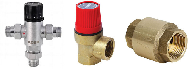 Клапани компанії Koer запірна арматура Коер купити оптом