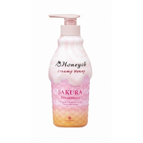 Відновлювальний кондиціонер з антифриз-ефектом Moltobene Honeyce Creamy Honey Sakura Treatment, 470 мл