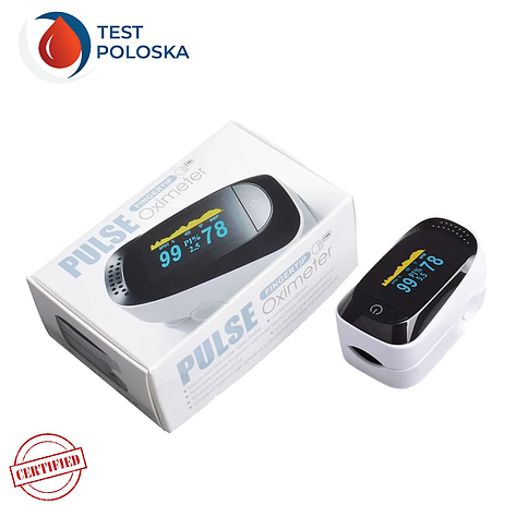 Портативний пульсоксиметр на палець IMDK Medical A2 Original OLED із сертифікатом без батарейок, фото 1