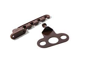 Гребінка на вікно обмежувач відкривання коричнева