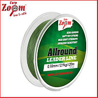 Плетений поводочний матеріал Carp Zoom Allround Leader Line розмотування 20м зелений