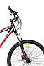 Велосипед гірський двоколісний однопідвісний на алюмінієвій рамі Crosser Grim 26 дюймів 19" рама сірий, фото 4
