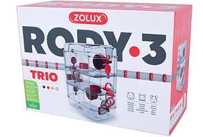 Клітка для хом'яка миші дрібних гризунів ZOLUX TRIO RODY 3 Два кольори, фото 4