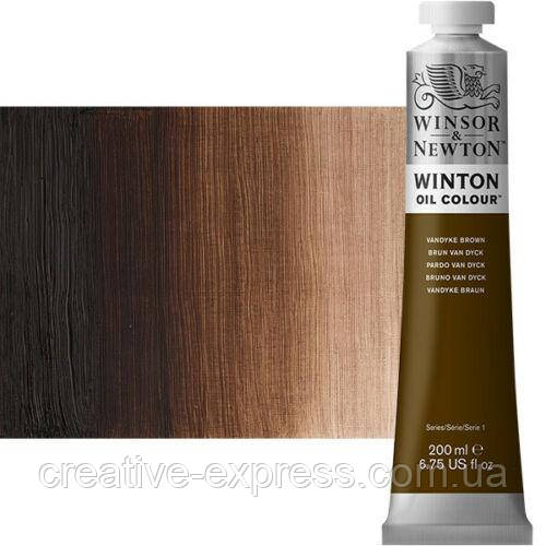 Фарба олійна W&N WINTON OIL COLOUR 200ML TBE VANDYKE BROWN