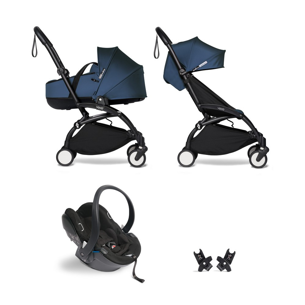 Коляска 3 в 1 BABYZEN YOYO2 з люлькою Bassinet Navy blue/AF Airction+Автокрісло