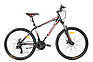 Велосипед гірський двоколісний однопідвісний на алюмінієвій рамі Crosser Grim 26 дюймів 19" рама чорно-червоний, фото 2