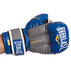 Рукавички гібридні для єдиноборств Everlast 0272 розмір 12 унцій Blue-Grey, фото 2