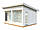 Summer garden house 13.4 m2, фото 4