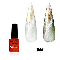 Гель-лак Nails Molekula 9D Ефект котяче око (кварцевий) №908, 6ml