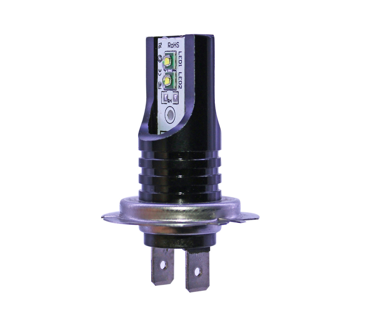 LED лампа головного света Н7  4 CREE 12V WHITE