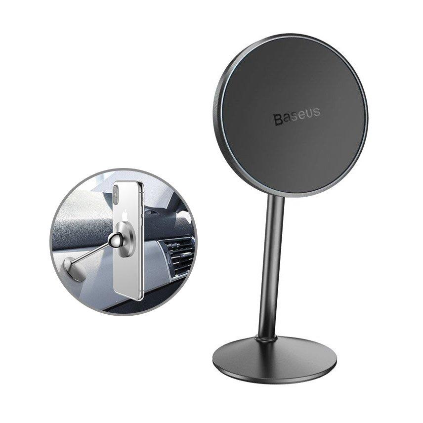 Магнітний тримач телефону в авто (до 7") Baseus Little Sun Magnetic Car Mount Black SUTY-01
