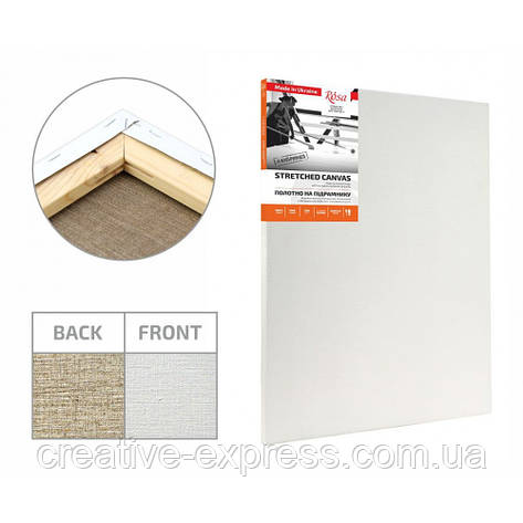 Підрамник, 55*75 см, середнє зерно, акрил, льон, ТМ "Маестро", фото 1