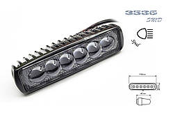 LED фара JR-6D-G06-18W  6 світлодіодів 3535 направлене світло (SPOT)