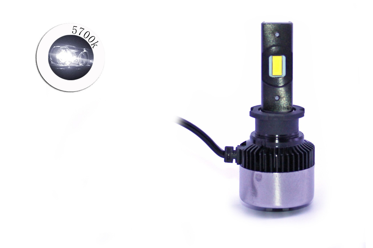 Комплект LED ламп FocusV H3 5700K 12V радіатор з вентилятором (діод CSP)