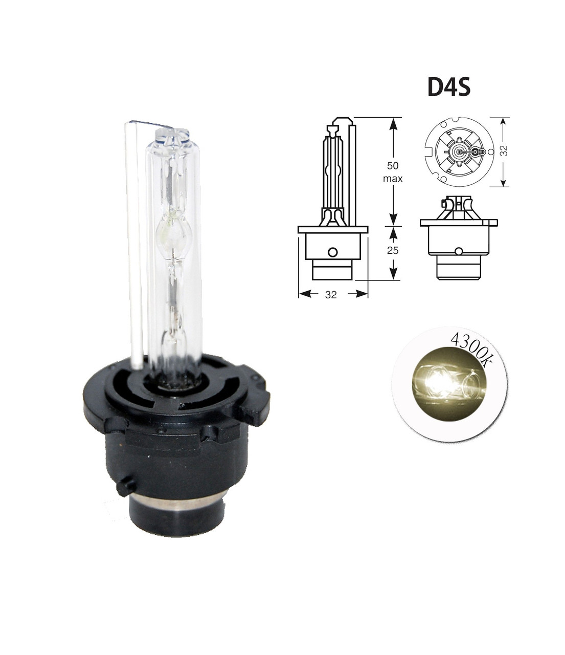Ксенонова лампа D4S 12V 4300К AC