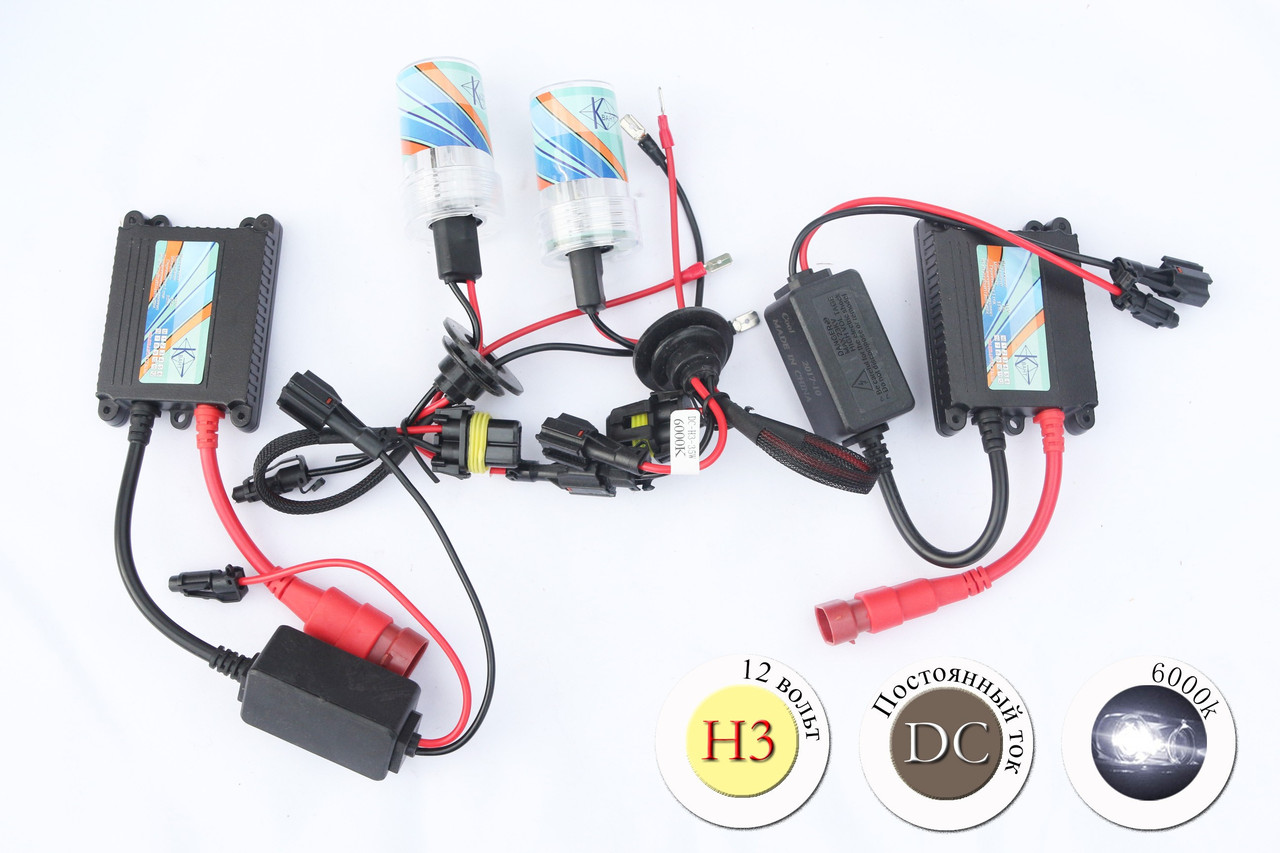Ксенон комплект H3 12V 35W 6000К DC