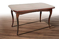 Стол деревянный обеденный Микс мебель 130-170 см Мартин темный орех