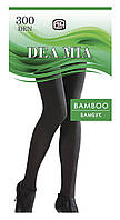 Колготки плотные из бамбуковой пряжи DEA MIA Bamboo 300 р.2, nero