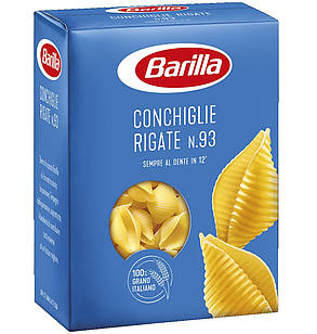 Макарони Barilla Conchiglie Rigate n.93 черепашки 500 г Італія