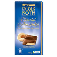 Шоколад молочный Moser Roth Chocolat Amandes с марципаном 184 г Германия