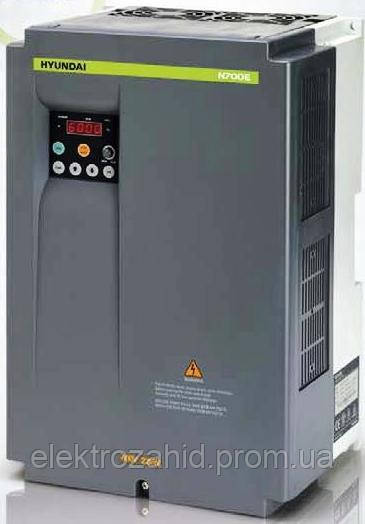 Частотный преобразователь HYUNDAI N700E-300HF/370HFP мощность 30/37 кВт, номинальный ток 58/70 А, 380-480В