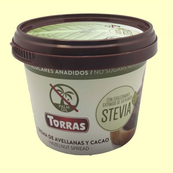 Шоколадно-горіхова паста Torras без цукру без пальмового масла 200 г Іспанія, фото 1