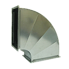 Відвід вентиляційний оцинкований 90° бол