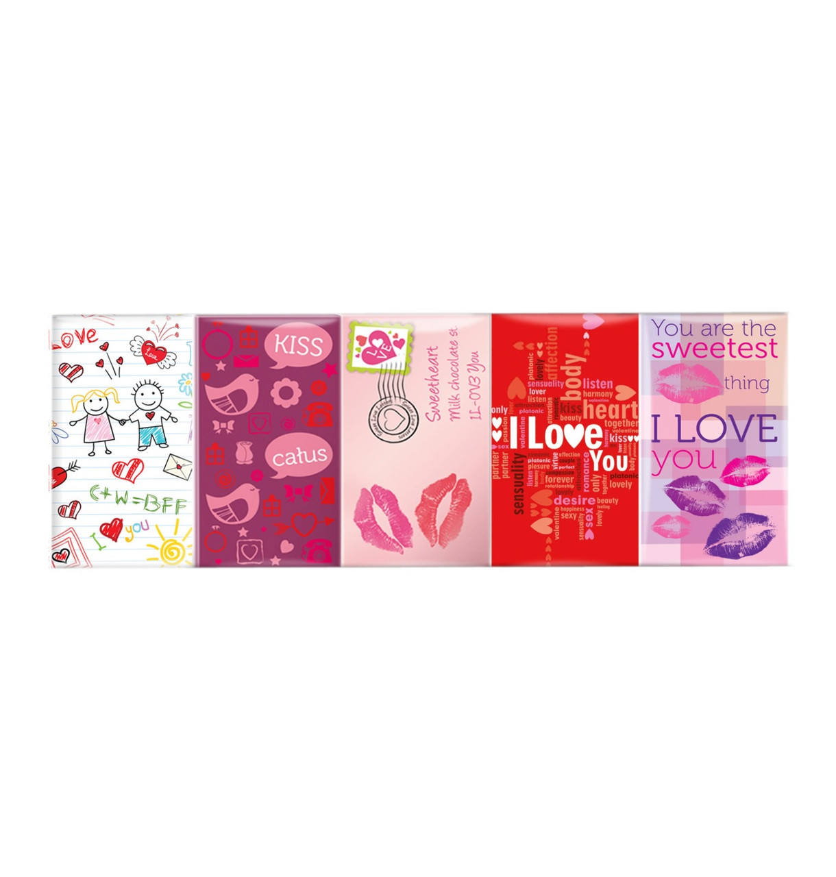 Шоколад молочний (міні) Maitre Truffout Milk Chocolate I Love You 5х15 м Австрія