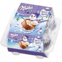 Конфеты шоколадные Milka Snow Balls Снежки 112 г Германия