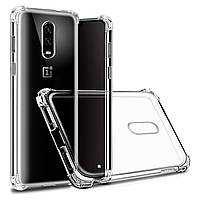 OnePlus 6T чехол AirBag противоударный силиконовый прозрачный A6010, A6013