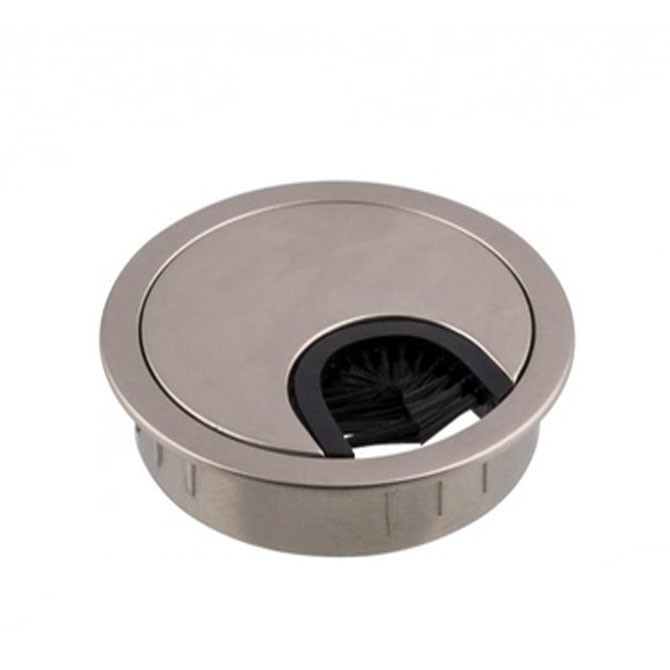 Пропуск кабелю (заглушка) сатин 60 мм GTV