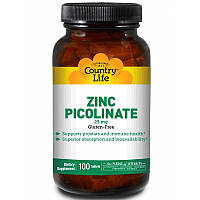 Цинк пиколинат (Zinc Picolinate) 25 мг 100 таблеток