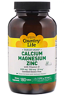 Кальций магний цинк (Calcium Magnesium Zinc) 180 таблеток