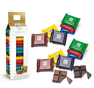 Шоколад набір 6 видів Ritter Sport Mini 6 Chocolate Varieties 250 г Німеччина